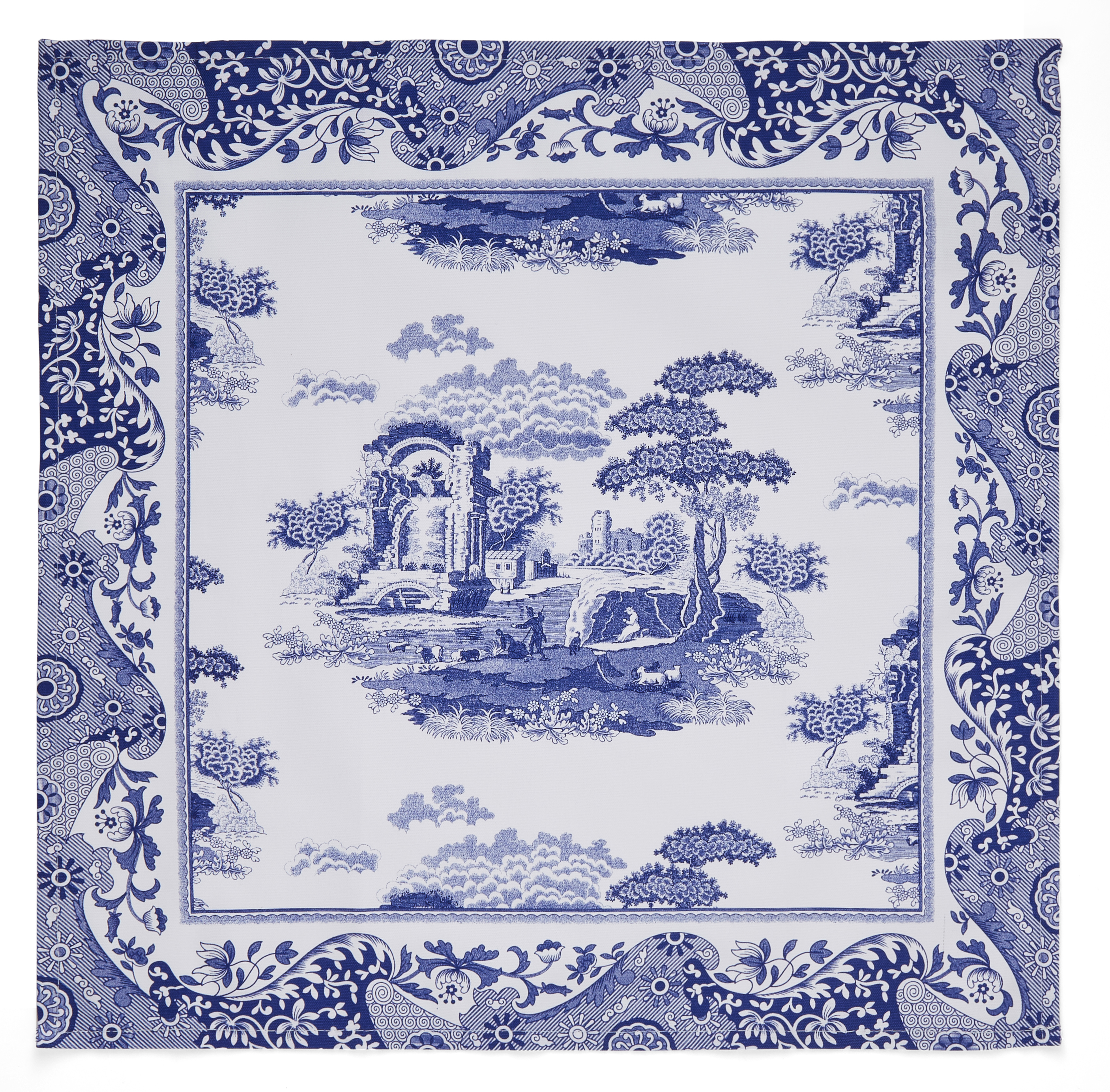 Blue Italian Napkins Set of 4 image number null